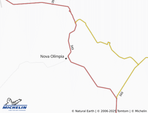 MICHELIN Jardim Santa Rosa map - ViaMichelin