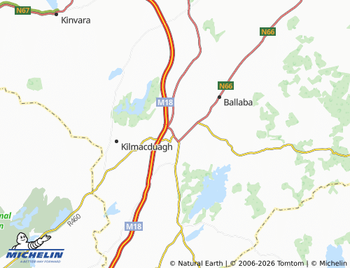 Mapa MICHELIN Gort - ViaMichelin