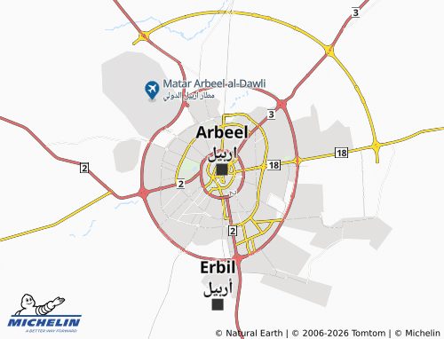 MICHELIN-Landkarte Arbeel - ViaMichelin