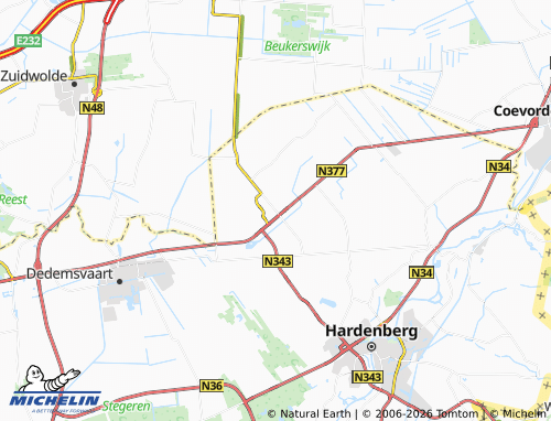MICHELIN Slagharen map - ViaMichelin