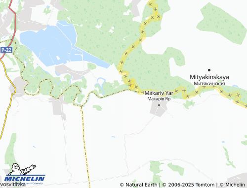 MICHELIN Novokyivka map - ViaMichelin