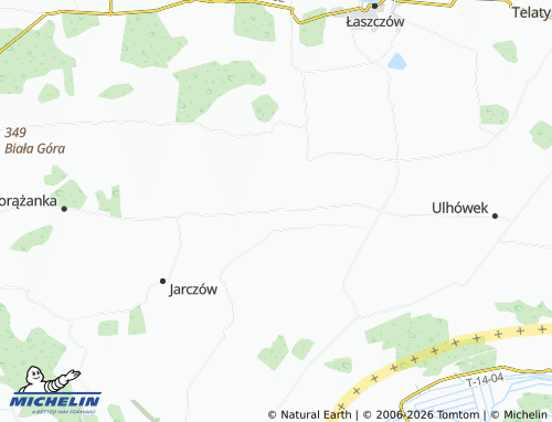 Carte MICHELIN Łubcze - ViaMichelin