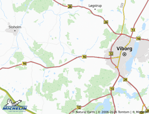 MICHELIN Ravnstrup map - ViaMichelin