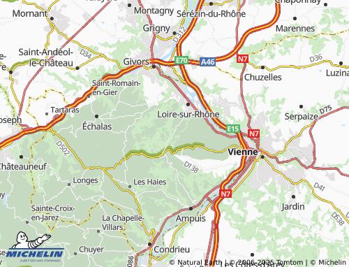 Mapa MICHELIN Pacalon - ViaMichelin