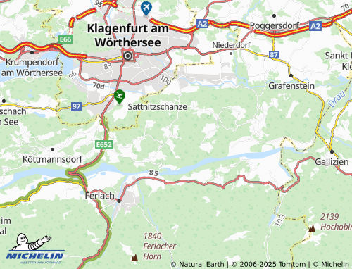 MICHELIN-Landkarte Strantschitschach - ViaMichelin