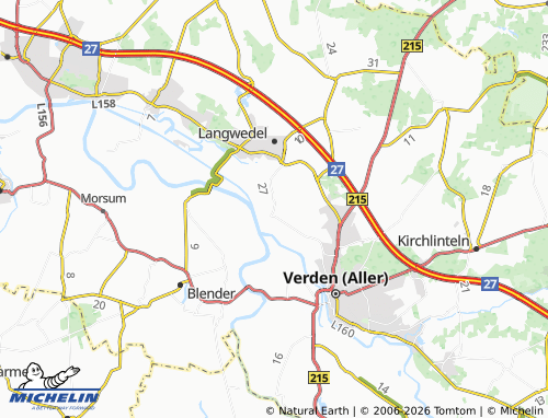 MICHELIN Eißel map - ViaMichelin