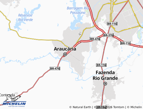 Carte MICHELIN Cachoeira - ViaMichelin