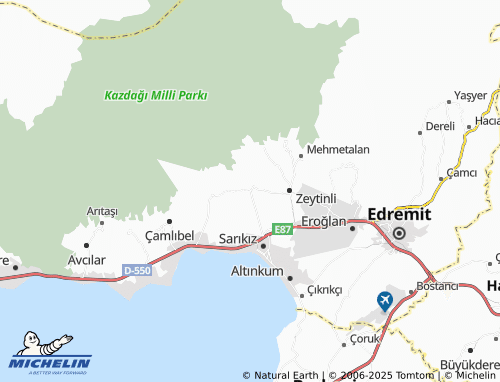MICHELIN Kızılkeçili map - ViaMichelin