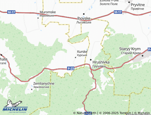 Carte MICHELIN Kurske - ViaMichelin