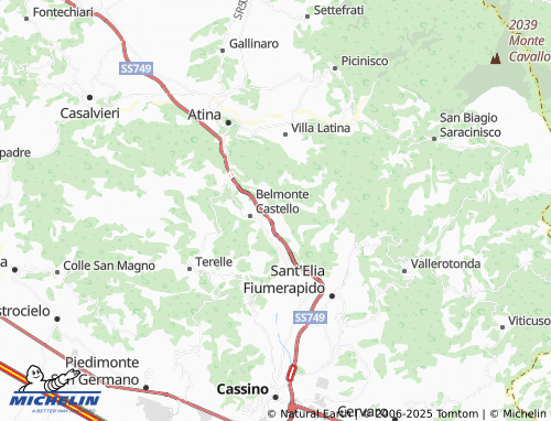 Carte MICHELIN Spetina - ViaMichelin