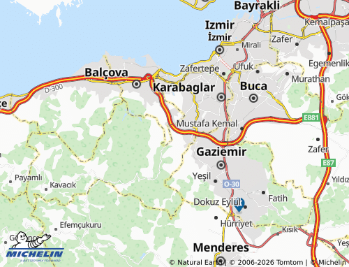 MICHELIN Yaşar Kemal map - ViaMichelin