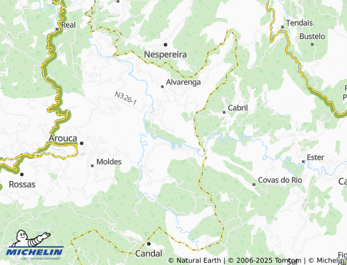 MICHELIN Vilar de Servos map - ViaMichelin