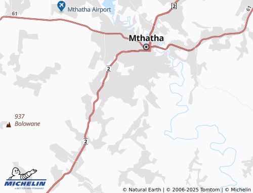 MICHELIN Mabheleni map - ViaMichelin