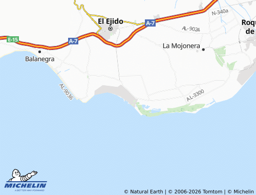 Mapa MICHELIN Almerimar - ViaMichelin