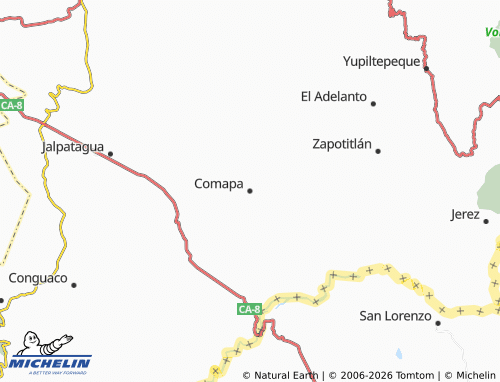 Mapa MICHELIN Comapa - ViaMichelin