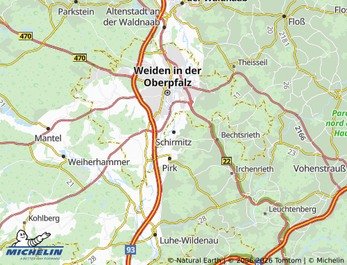 Mappa MICHELIN Schirmitz - ViaMichelin