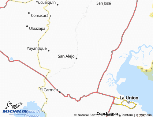 MICHELIN San Alejo map - ViaMichelin