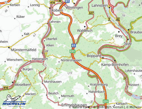 MICHELIN-Landkarte Pfaffenheck - ViaMichelin