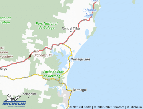 MICHELIN Akolele map - ViaMichelin