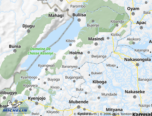 MICHELIN-Landkarte Hoima Municipality - ViaMichelin