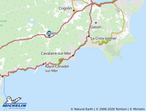 MICHELIN Cavalaire-sur-Mer map - ViaMichelin