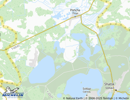 MICHELIN Ostrivya map - ViaMichelin