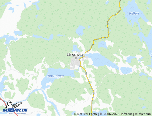 MICHELIN Långshyttan map - ViaMichelin