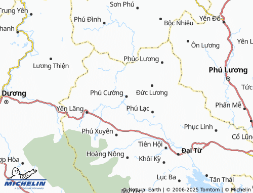 MICHELIN Phú Cường map - ViaMichelin