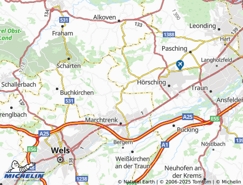 MICHELIN-Landkarte Jebenstein - ViaMichelin