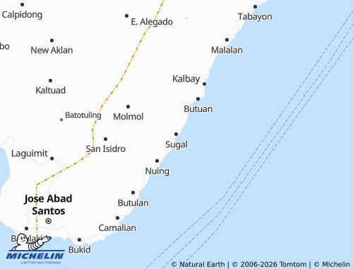 MICHELIN Sugal map - ViaMichelin