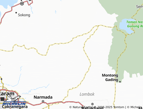 MICHELIN Buwun Sejati map - ViaMichelin