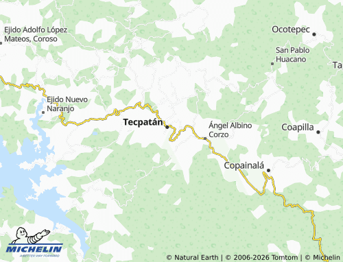 MICHELIN San Miguel Eureka map - ViaMichelin