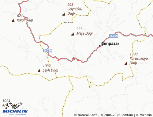 Mappa MICHELIN Harmangeriş - ViaMichelin