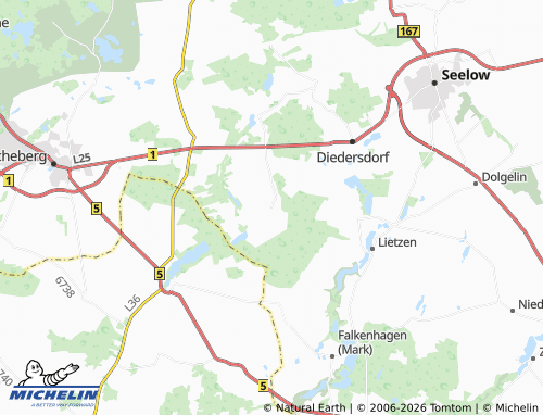 Mapa MICHELIN Marxdorf - ViaMichelin