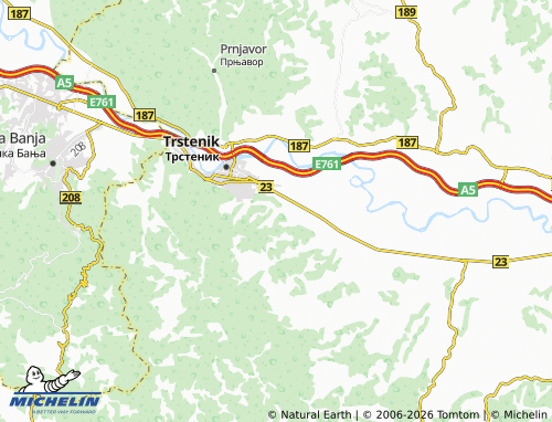 Mapa MICHELIN Odžaci - ViaMichelin