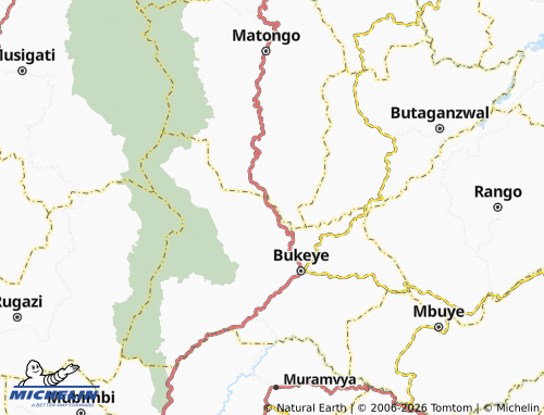 MICHELIN Nyamirambo map - ViaMichelin
