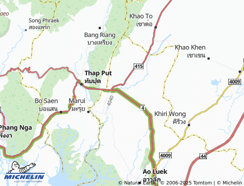 MICHELIN Na Nuea map - ViaMichelin