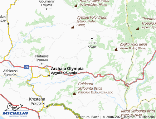 Carte MICHELIN Pefkes - ViaMichelin