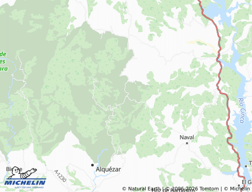 Kaart MICHELIN Bárcabo - ViaMichelin