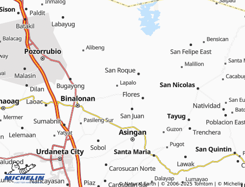 MICHELIN Nagsaag map - ViaMichelin