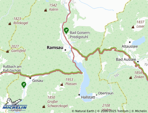 Carte MICHELIN Au - ViaMichelin