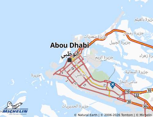 MICHELIN Markaziyah 53 map - ViaMichelin
