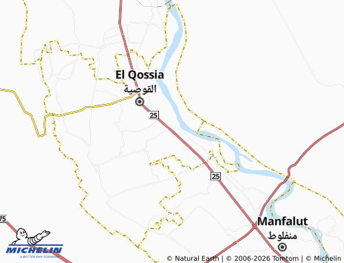Mappa MICHELIN Bani Yahya Qibli - ViaMichelin