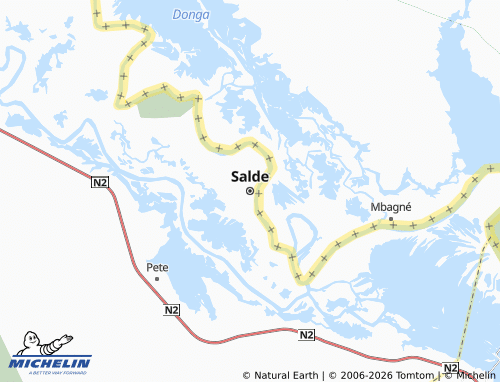 Kaart MICHELIN Salde - ViaMichelin
