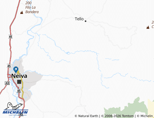 MICHELIN La Mojarra map - ViaMichelin