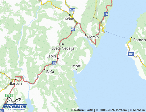 MICHELIN-Landkarte Ripenda Kras - ViaMichelin