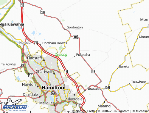 Mapa MICHELIN Puketaha - ViaMichelin