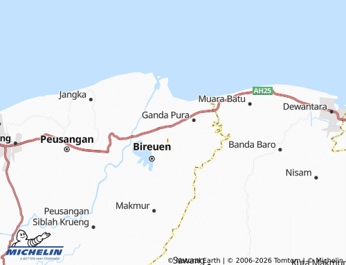 Mapa MICHELIN Leubu Me - ViaMichelin
