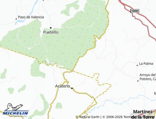 Mapa MICHELIN Mesa Chica Nueva - ViaMichelin