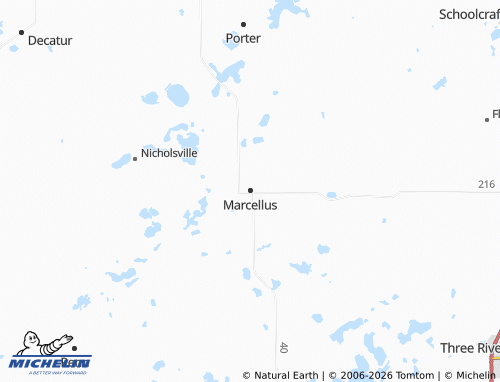 Carte MICHELIN Marcellus - ViaMichelin